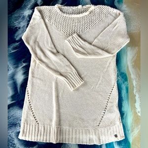 ROXY Borrowed Time Collection Sweater Cream Color Size M